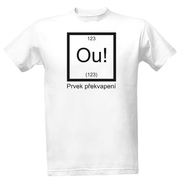 Tričko s potiskem Ou: Prvek překvapení