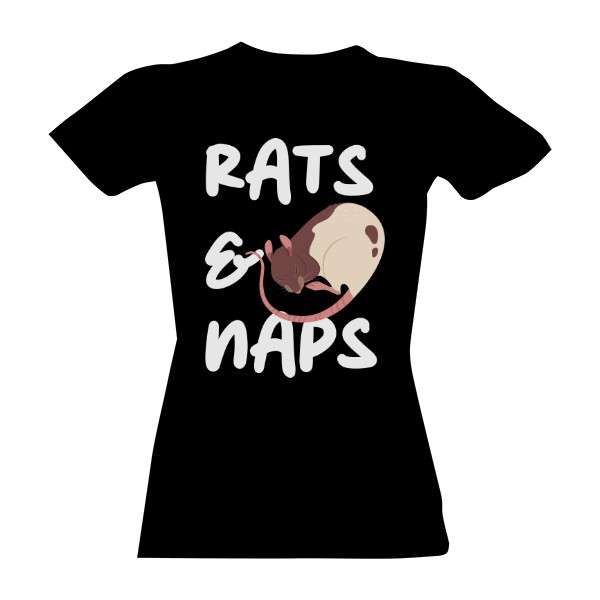 Tričko s potiskem Rats and naps