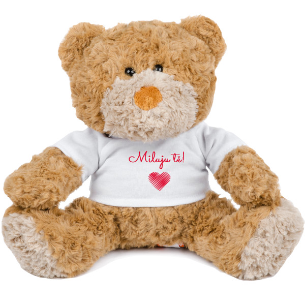 Medvídek Teddy s potiskem Zamilovaný medvídek